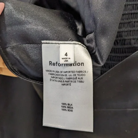 Reformation Silk Maxi dress & bralette set - Picture 2 of 6